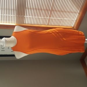 Orange summer dress